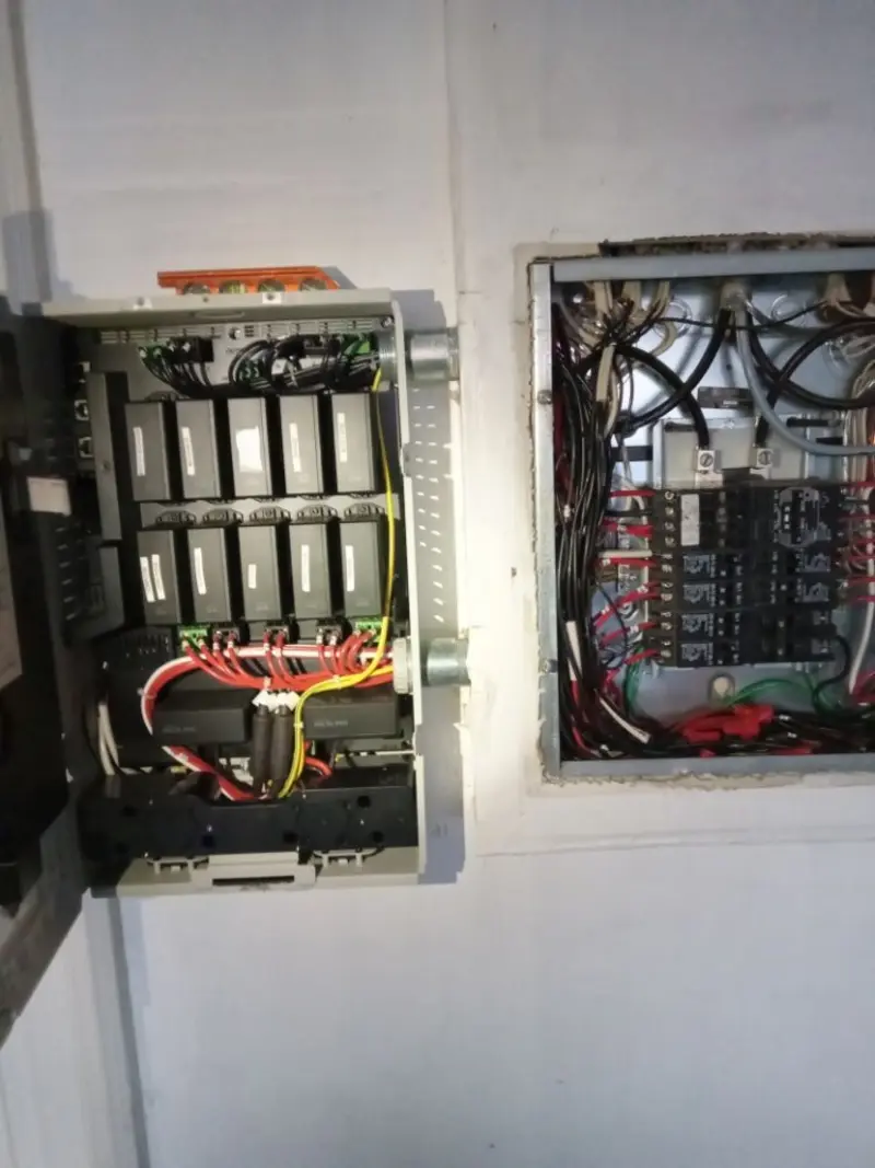 Electrical panel upgrade completed for Security Camera Wiring in Rio Vista